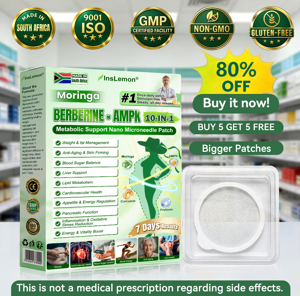 🌟𝐈𝐧𝐬𝐋𝐞𝐦𝐨𝐧® 𝗠𝗼𝗿𝗶𝗻𝗴𝗮 × 𝗕𝗲𝗿𝗯𝗲𝗿𝗶𝗻𝗲 × 𝗔𝗠𝗣𝗞 𝟭𝟬-𝗶𝗻-𝟭 𝗠𝗲𝘁𝗮𝗯𝗼𝗹𝗶𝗰 𝗦𝘂𝗽𝗽𝗼𝗿𝘁 𝗡𝗮𝗻𝗼 𝗠𝗶𝗰𝗿𝗼𝗻𝗲𝗲𝗱𝗹𝗲 𝗣𝗮𝘁𝗰𝗵(𝐉𝐮𝐬𝐭 𝐨𝐧𝐜𝐞 𝐚 𝐝𝐚𝐲, 𝐯𝐢𝐬𝐢𝐛𝐥𝐞 𝐜𝐡𝐚𝐧𝐠𝐞𝐬 𝐢𝐧 𝟕 𝐝𝐚𝐲𝐬） ✅ 𝐅𝐨𝐫 𝐨𝐛𝐞𝐬𝐢𝐭𝐲, 🅛🅞🅞🅢🅔 🅢🅚🅘🅝,𝐝𝐢𝐚𝐛𝐞𝐭𝐞𝐬, 𝐬𝐥𝐞𝐞𝐩 𝐚𝐩𝐧𝐞𝐚, 𝐣𝐨𝐢𝐧𝐭 𝐢𝐬𝐬𝐮𝐞𝐬, 𝐚𝐧𝐝 𝐦𝐨𝐫𝐞